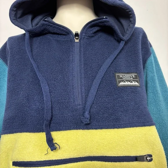 Massive outdoor quarter zip fleece sweater - Picture 4 of 8